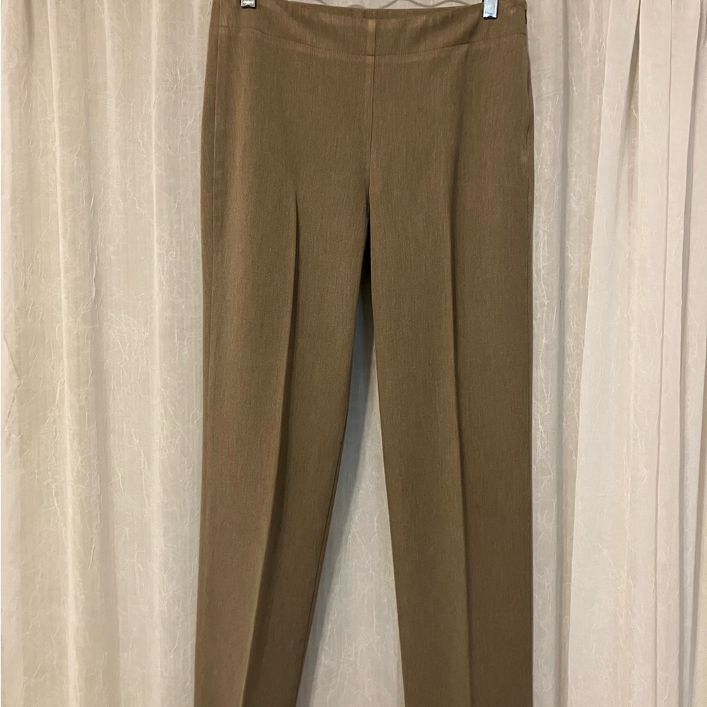 Talbots Heritage Slacks Med Brown Sz 4